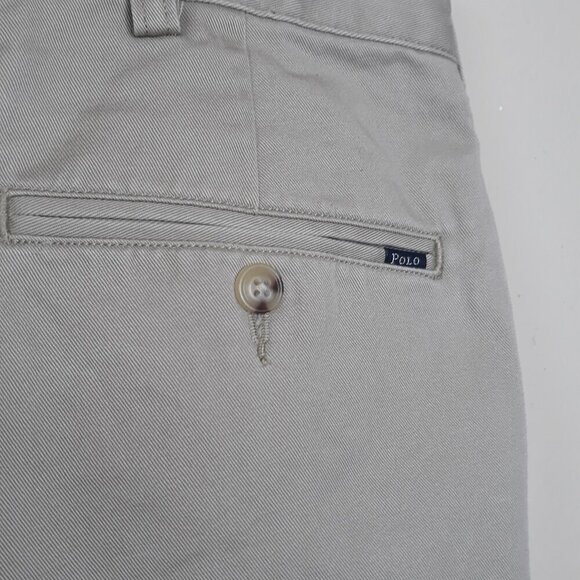 NWT Polo Ralph Lauren Classic Fit Pleated 9" Chino Shorts Tan 36 Preppy Classic - Picture 4 of 8